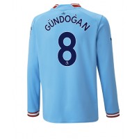Fotbalové Dres Manchester City Ilkay Gundogan #8 Domácí 2022-23 Dlouhý Rukáv